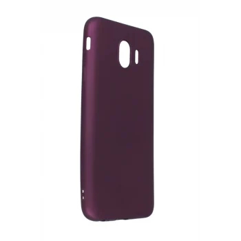 Mey İthalat®  Samsung Galaxy J4 Kılıf First Silikon - Mürdüm