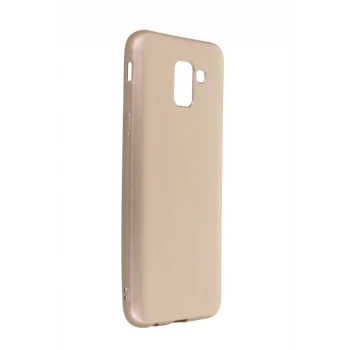 Mey İthalat®  Samsung Galaxy J6 Kılıf First Silikon - Gold