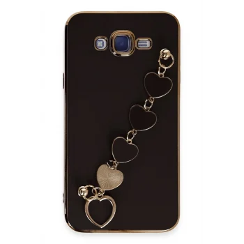 Mey İthalat®  Samsung Galaxy J7 Kılıf Esila Silikon - Siyah