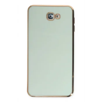 Mey İthalat®  Samsung Galaxy J7 Prime Kılıf Volet Silikon - Açık Yeşil