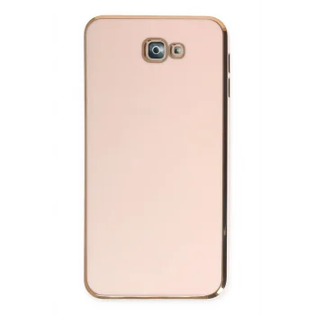 Mey İthalat®  Samsung Galaxy J7 Prime Kılıf Volet Silikon - Pembe