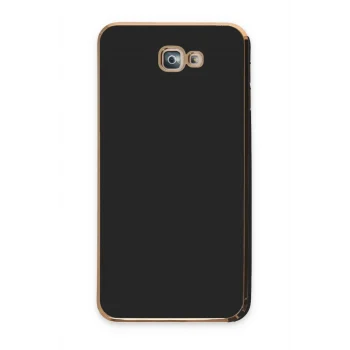 Mey İthalat®  Samsung Galaxy J7 Prime Kılıf Volet Silikon - Siyah