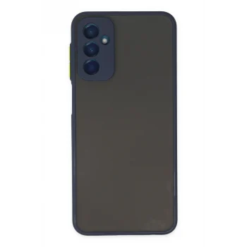 Mey İthalat®  Samsung Galaxy M13 Kılıf Montreal Silikon Kapak - Lacivert