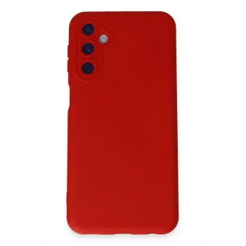 Mey İthalat®  Samsung Galaxy M14 5G Kılıf Nano içi Kadife Silikon - Kırmızı