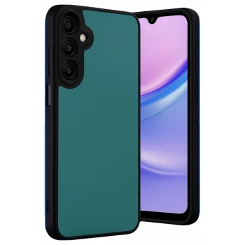 Mey İthalat®  Samsung Galaxy M15 Kılıf Aras Deri Kapak - Açık Yeşil