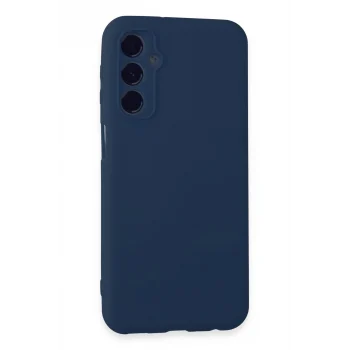 Mey İthalat®  Samsung Galaxy M34 5G Kılıf First Silikon - Lacivert