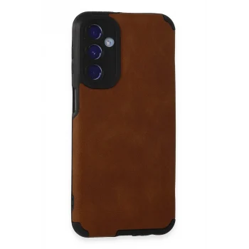 Mey İthalat®  Samsung Galaxy M34 5G Kılıf Loop Deri Silikon - Kahverengi