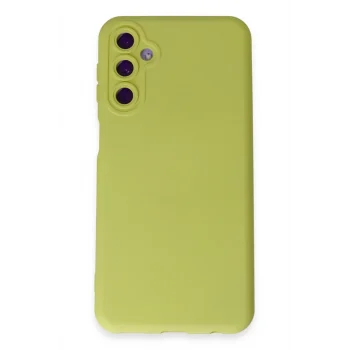 Mey İthalat®  Samsung Galaxy M34 5G Kılıf Nano içi Kadife Silikon - Sarı