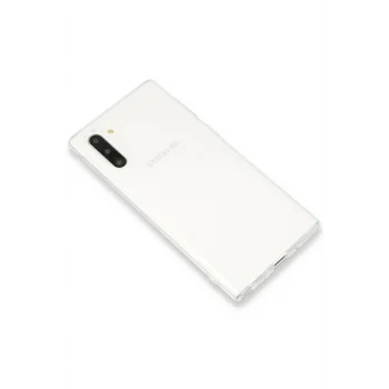 Mey İthalat®  Samsung Galaxy Note 10 Kılıf Lüx Şeffaf Silikon