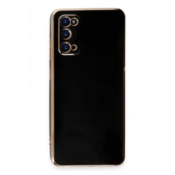 Mey İthalat®  Samsung Galaxy S20 Kılıf Volet Silikon - Siyah