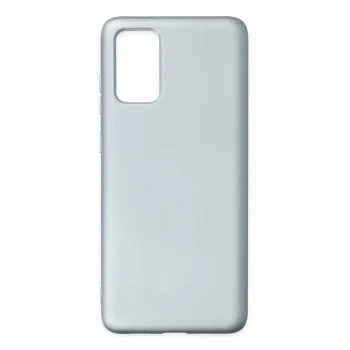 Mey İthalat®  Samsung Galaxy S20 Plus Kılıf Nano içi Kadife Silikon - Sky Blue