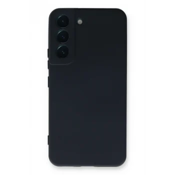 Mey İthalat®  Samsung Galaxy S22 Plus Kılıf Nano içi Kadife Silikon - Lacivert