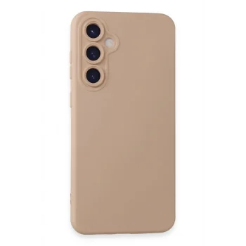 Mey İthalat®  Samsung Galaxy S23 FE Kılıf Nano içi Kadife Silikon - Pudra