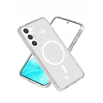 Mey İthalat®  Samsung Galaxy S23 Kılıf Star Magsafe Kapak - Şeffaf