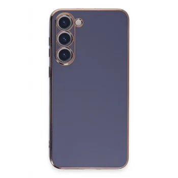 Mey İthalat®  Samsung Galaxy S23 Kılıf Volet Silikon - Mavi