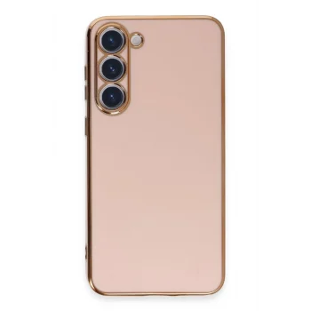 Mey İthalat®  Samsung Galaxy S23 Kılıf Volet Silikon - Pembe