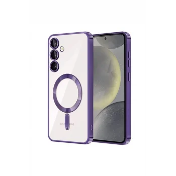 Mey İthalat®  Samsung Galaxy S23 Plus Kılıf Kross Magneticsafe Kapak - Mor
