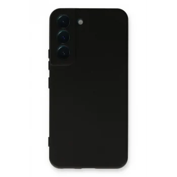 Mey İthalat®  Samsung Galaxy S23 Plus Kılıf Nano içi Kadife Silikon - Siyah
