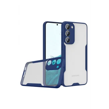 Mey İthalat®  Samsung Galaxy S23 Plus Kılıf Platin Silikon - Lacivert