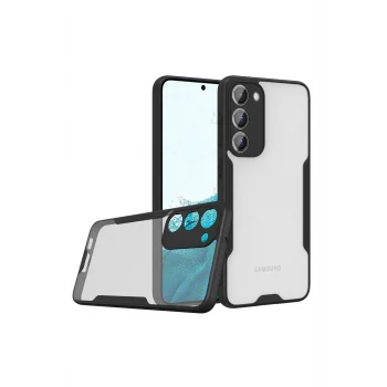 Mey İthalat®  Samsung Galaxy S23 Plus Kılıf Platin Silikon - Siyah