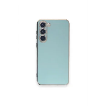 Mey İthalat®  Samsung Galaxy S23 Plus Kılıf Volet Silikon - Açık Yeşil