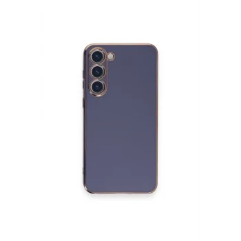 Mey İthalat®  Samsung Galaxy S23 Plus Kılıf Volet Silikon - Mavi