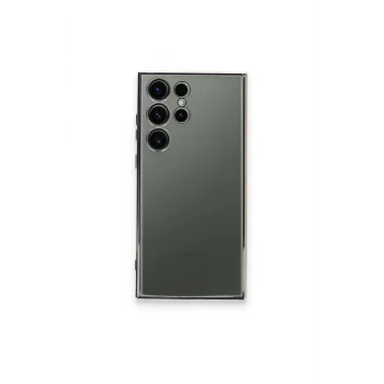 Mey İthalat®  Samsung Galaxy S23 Ultra Kılıf  Lensli Silikon - Gold