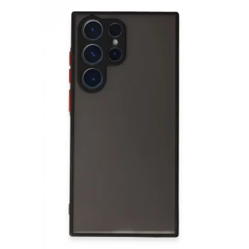 Mey İthalat®  Samsung Galaxy S23 Ultra Kılıf Montreal Silikon Kapak - Siyah