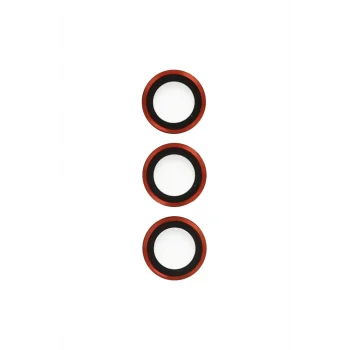 Mey İthalat®  Samsung Galaxy S23 Ultra Metal Kamera Lens - Kırmızı
