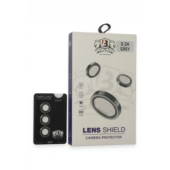 Mey İthalat®  Samsung Galaxy S24 Bilvis Titan Kamera Lens - Titan Gri