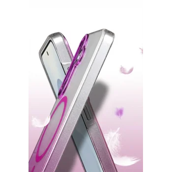 Mey İthalat®  Samsung Galaxy S24 FE Glossy Magsafe Kapak - Mor