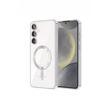 Mey İthalat®  Samsung Galaxy S24 Kılıf Kross Magneticsafe Kapak - Titan Gri