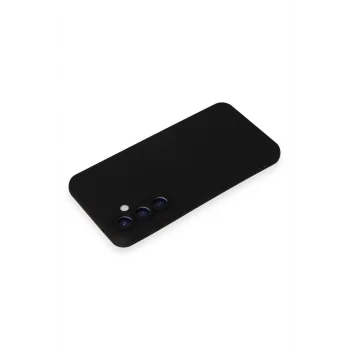 Mey İthalat®  Samsung Galaxy S24 Plus Kılıf Nano içi Kadife Silikon - Siyah