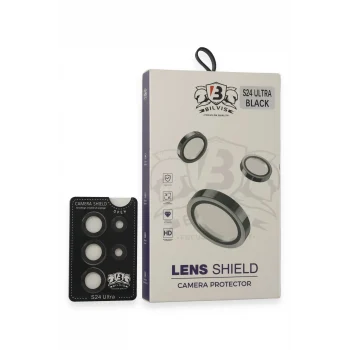 Mey İthalat®  Samsung Galaxy S24 Ultra Bilvis Titan Kamera Lens - Siyah