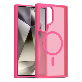 Mey İthalat®  Samsung Galaxy S24 Ultra Jota Magsafe Kapak - Rose