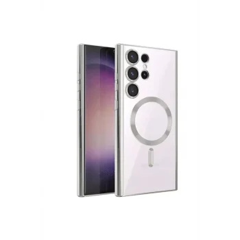 Mey İthalat®  Samsung Galaxy S24 Ultra Kılıf Kross Magneticsafe Kapak - Titan Gri