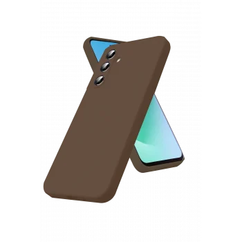 Mey İthalat®  Samsung Galaxy S25 FE First Silikon - Kahverengi