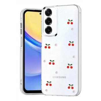 Mey İthalat®  Samsung Galaxy S25 FE Fiyonk Desenli Kapak - Desen 9