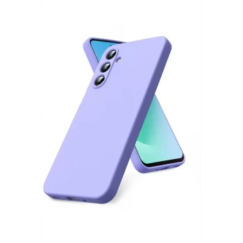 Mey İthalat®  Samsung Galaxy S25 FE Nano içi Kadife Silikon - Lila