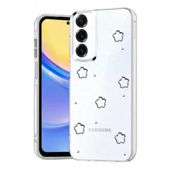 Mey İthalat®  Samsung Galaxy S25 Fiyonk Desenli Kapak - Desen 2