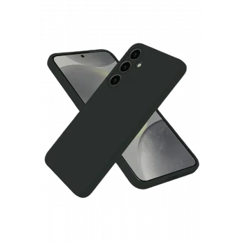 Mey İthalat®  Samsung Galaxy S25 Kılıf Nano içi Kadife Silikon - Siyah