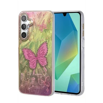 Mey İthalat®  Samsung Galaxy S25 Plus Kılıf Blade Aynalı Desenli Kapak - Desen 5