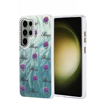 Mey İthalat®  Samsung Galaxy S25 Ultra Kılıf Blade Aynalı Desenli Kapak - Desen 9