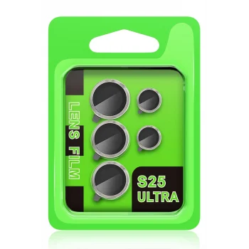 Mey İthalat®  Samsung Galaxy S25 Ultra Raze Metal Kamera Lens - Natural Grey