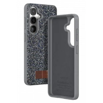 Mey İthalat®  Samsung Galaxy S26 Bright Simli Kapak - Gümüş