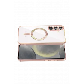 Mey İthalat®  Samsung Galaxy S26 Kross Magneticsafe Kapak - Rose