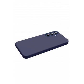 Mey İthalat®  Samsung Galaxy S26 Nano içi Kadife Silikon - Lacivert