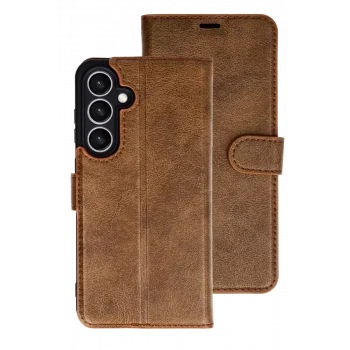 Mey İthalat®  Samsung Galaxy S26 Plus Trend S Plus Kapaklı Kılıf - Taba