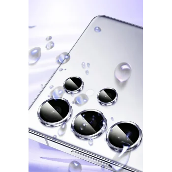 Mey İthalat® Samsung Galaxy S26 Ultra Bilvis Titan Kamera Lens - Gümüş