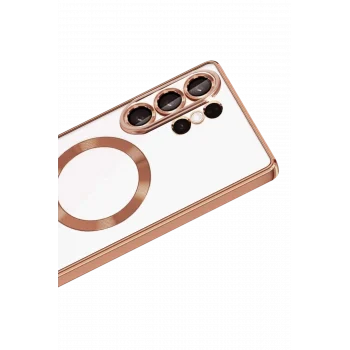 Mey İthalat®  Samsung Galaxy S26 Ultra Kross Magneticsafe Kapak - Çöl Titanyum